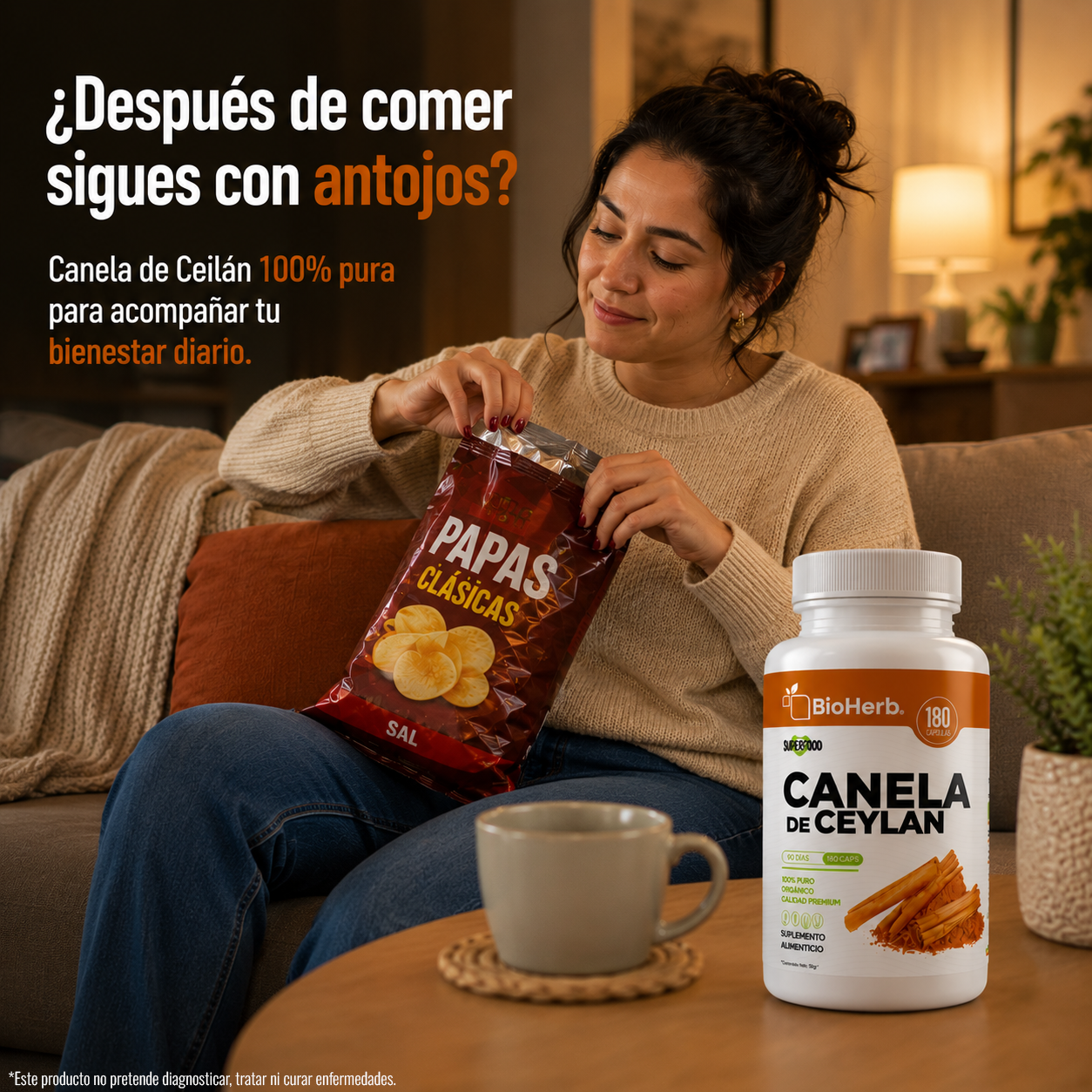 BioHerb® Canela de Ceylán | Eficaz Soporte Metabólico y Azúcar