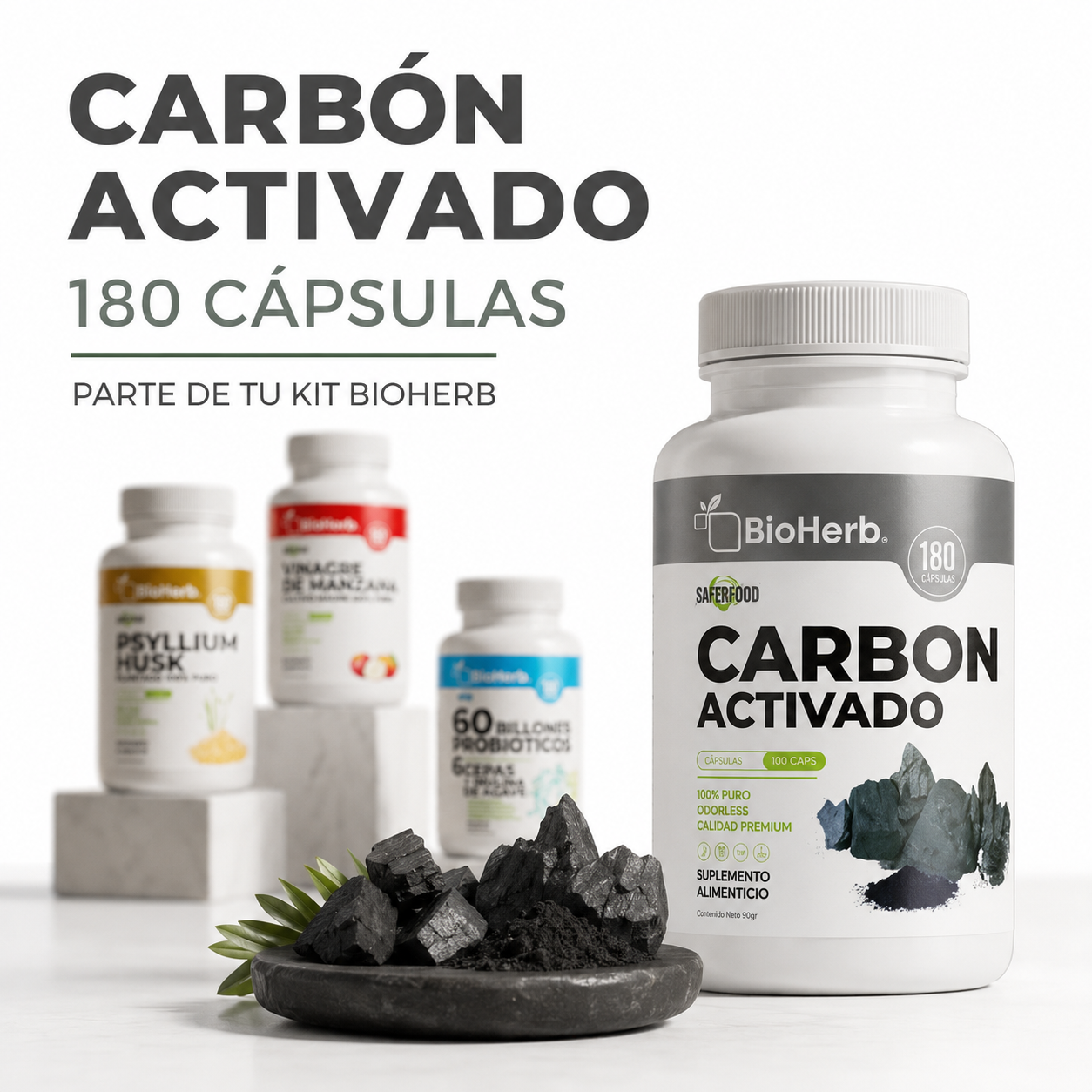 Kit Digestivo BioHerb® | Fibra, Probióticos y Bienestar Intestinal