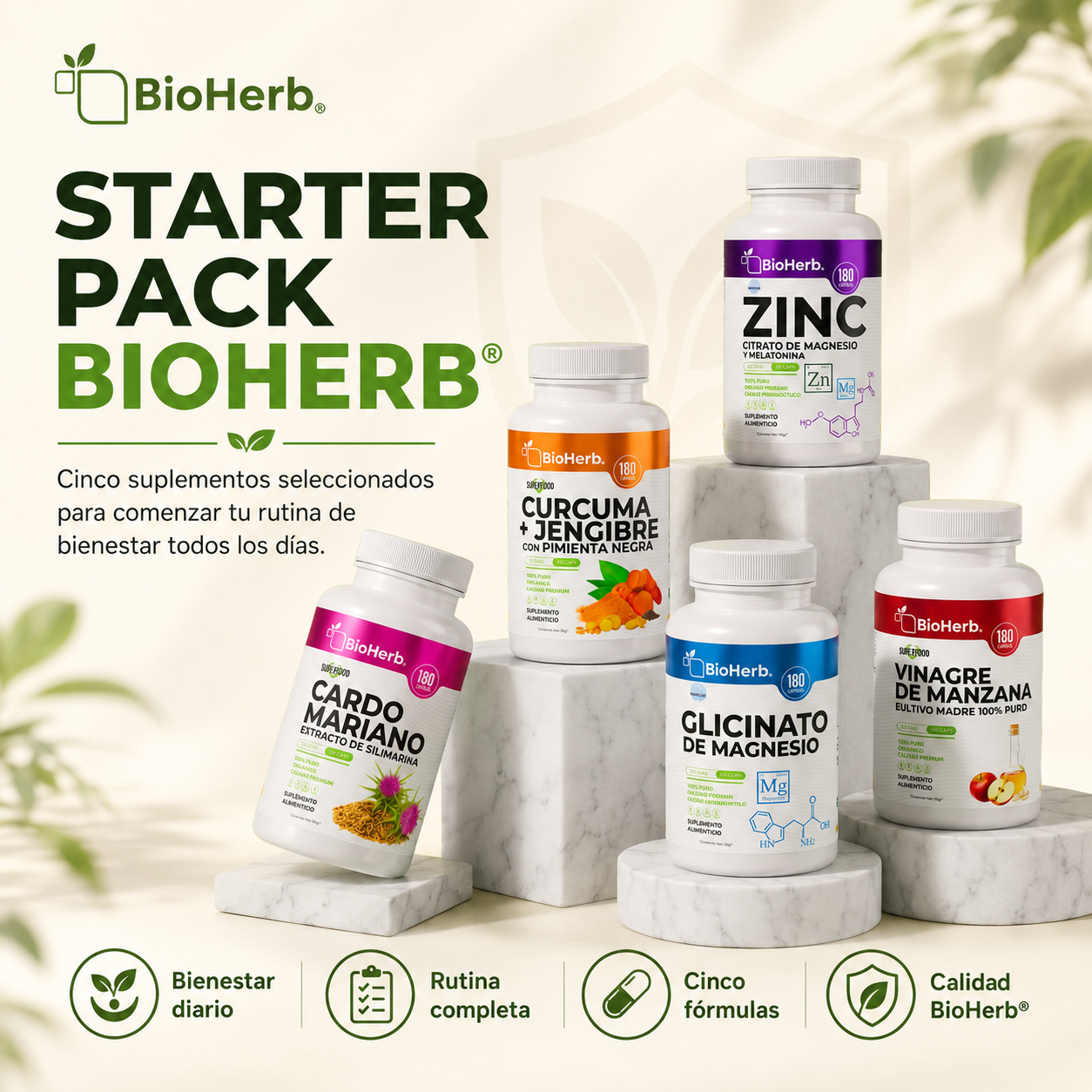 Starter Pack BioHerb® | Los Favoritos de Nuestros Clientes