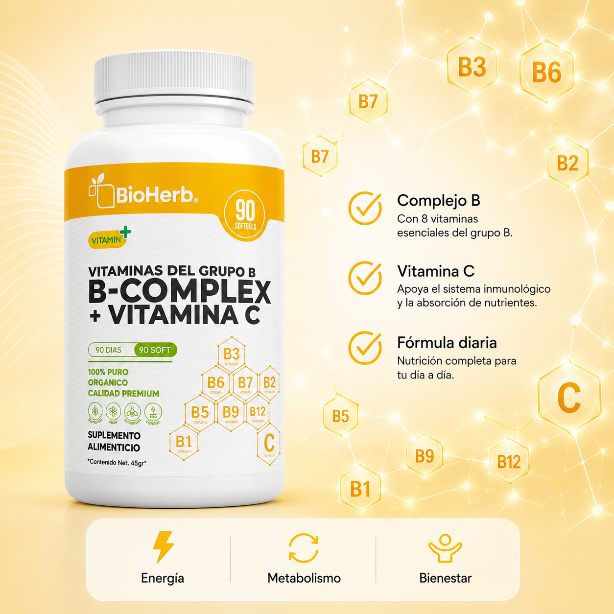 Kit Enfoque BioHerb® | Claridad Mental, Concentración y Productividad