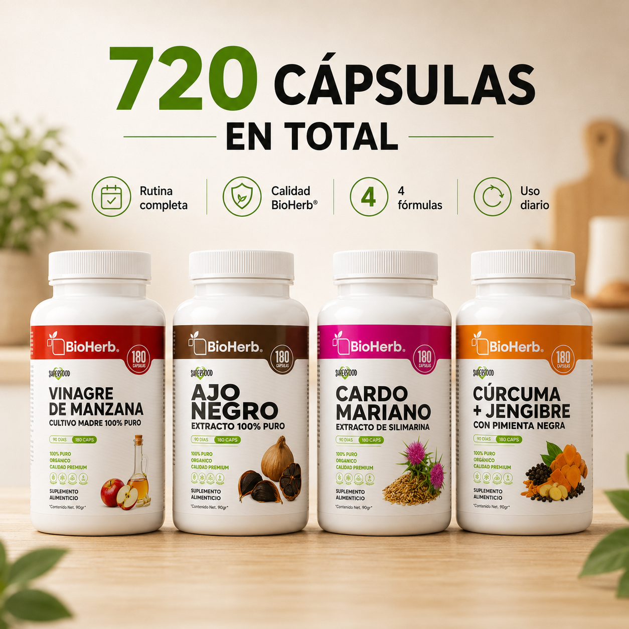 Kit Balance Hepático BioHerb® | Apoyo Digestivo y Antioxidante