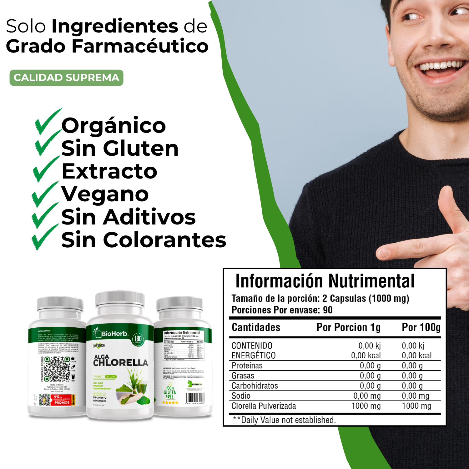 BioHerb® Chlorella Orgánica