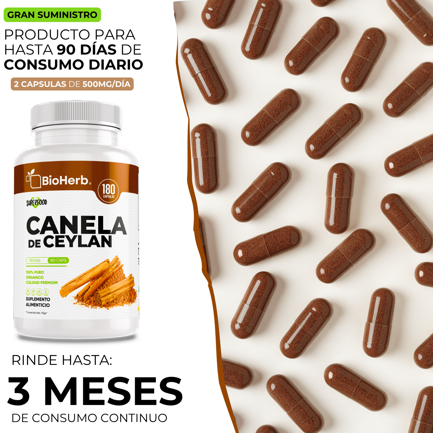 BioHerb® Canela de Ceylán