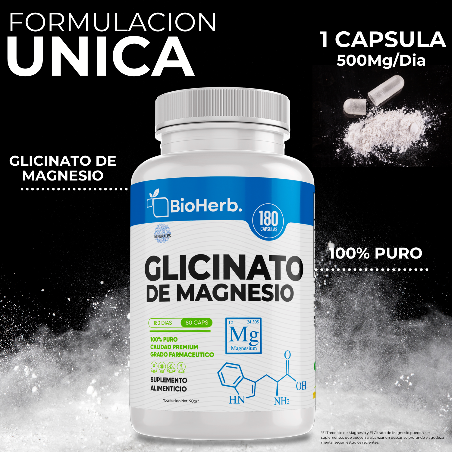 BioHerb® Glicinato de Magnesio