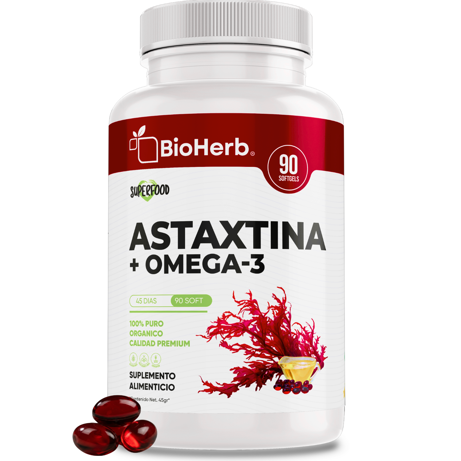 BioHerb® Omega 3 con Astaxantina