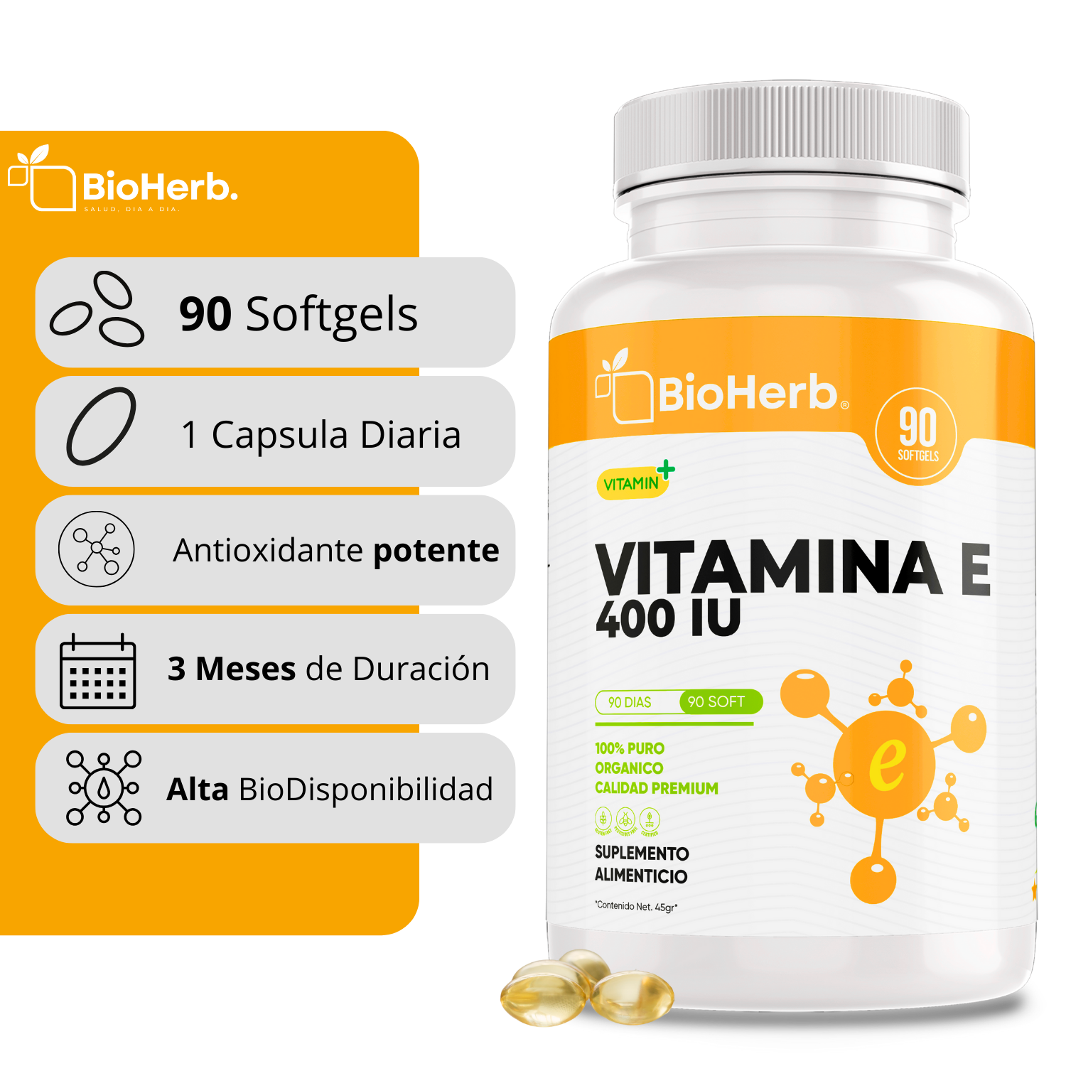 BioHerb® Vitamina E-400 iu