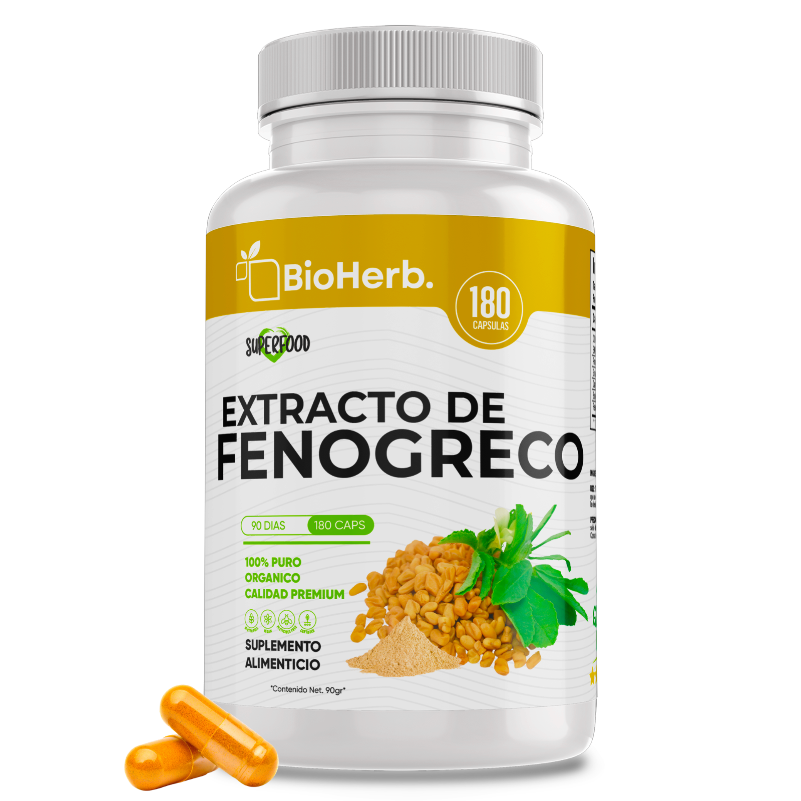BioHerb® Fenogreco Orgánico