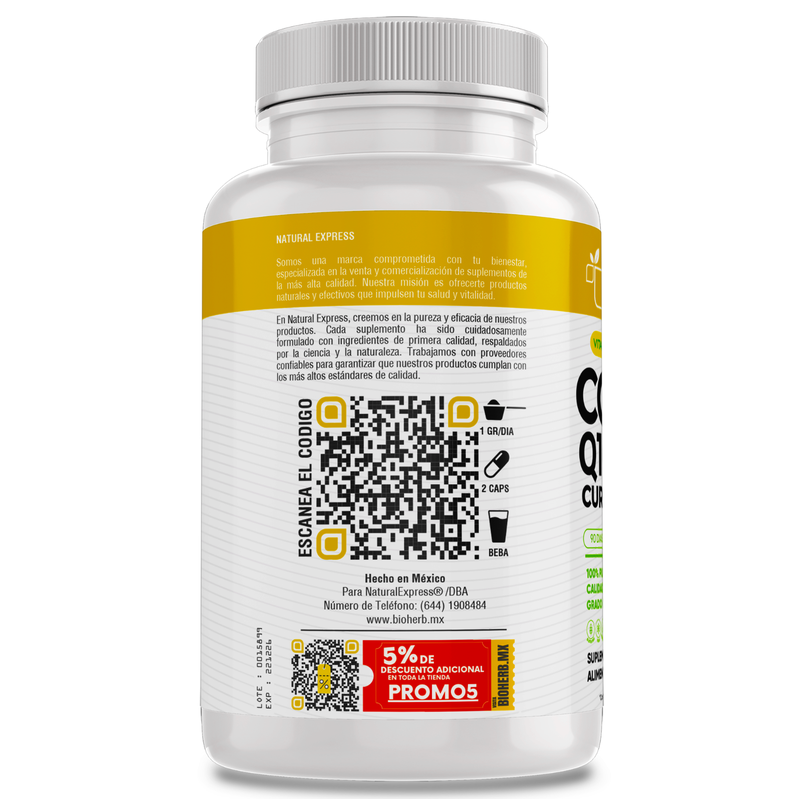 BioHerb® CoQ10 + Vitaminas E y C