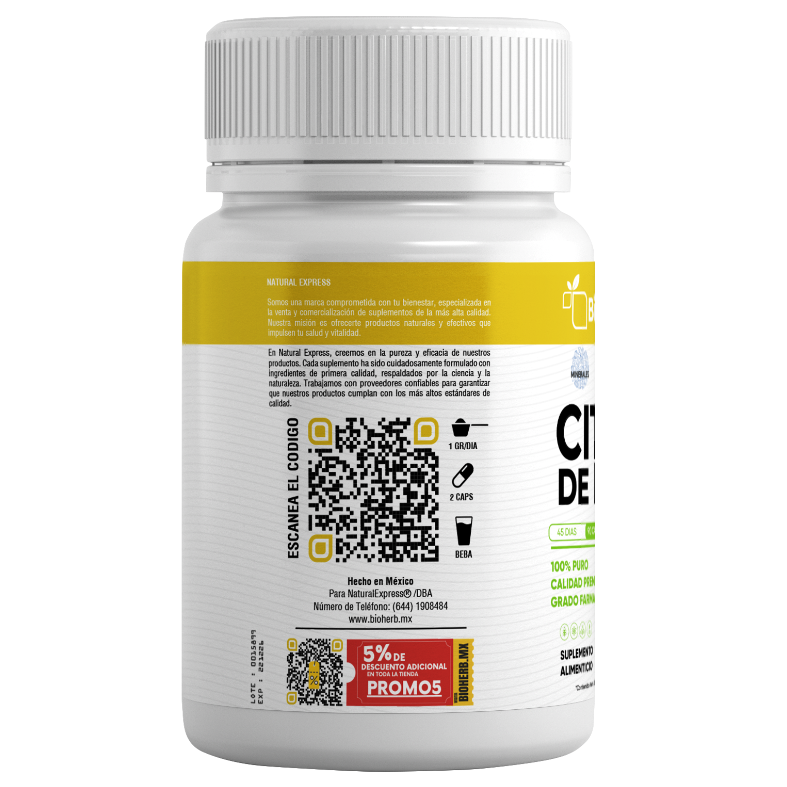BioHerb® Citrato de Potasio