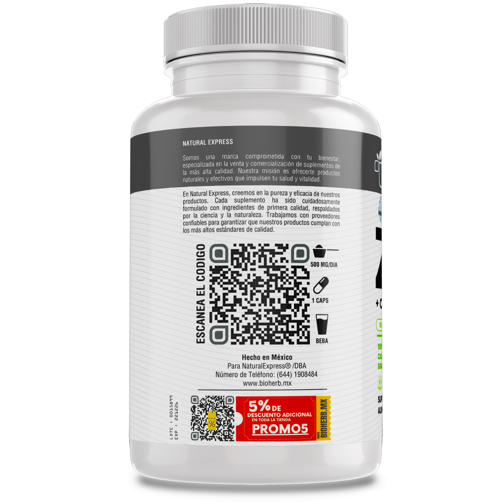 BioHerb® Zinc + Colágeno + Vitamina C