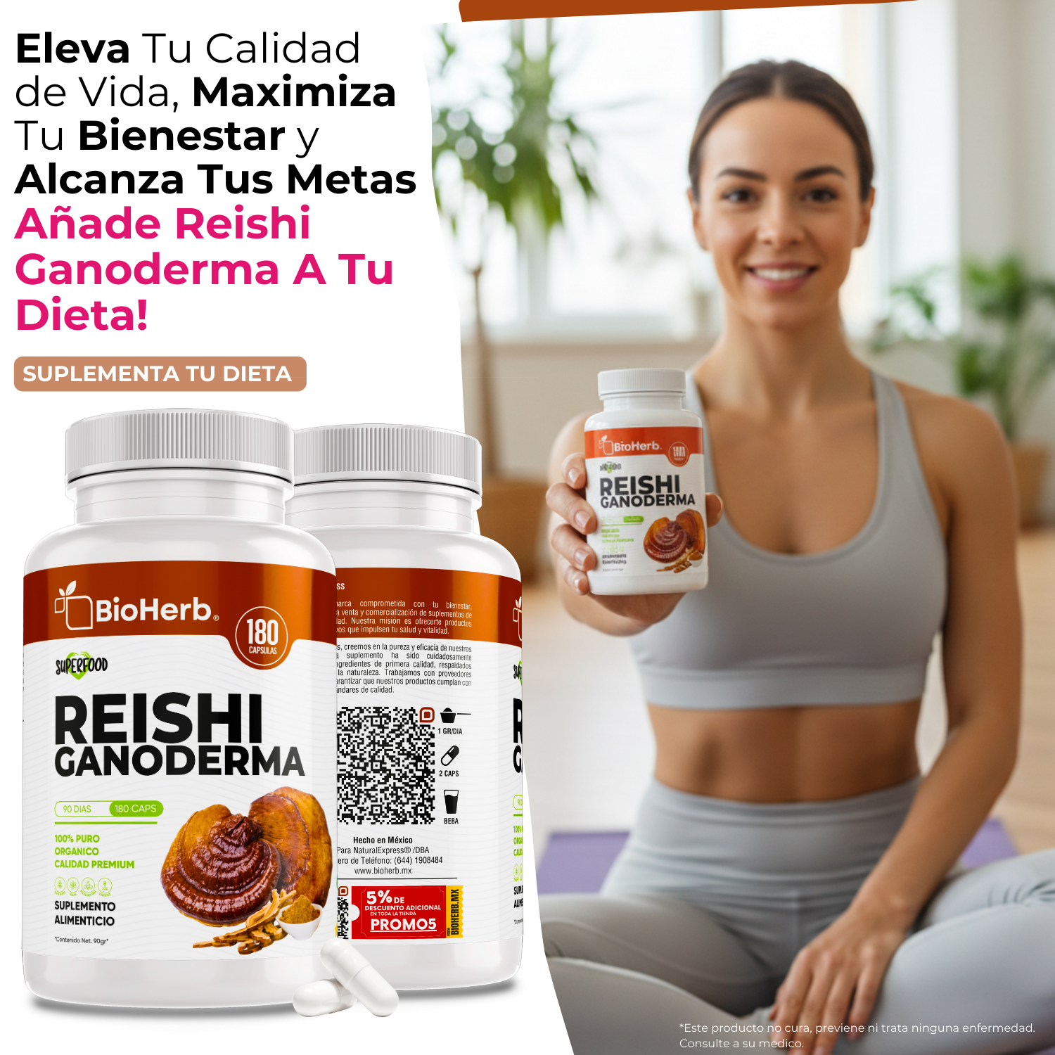 BioHerb® Hongo Reishi Ganoderma