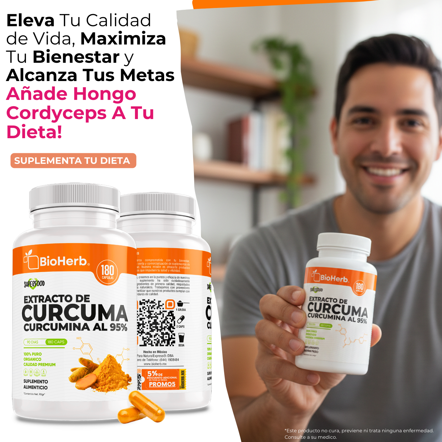 BioHerb® Cúrcuma 95% Curcuminoides