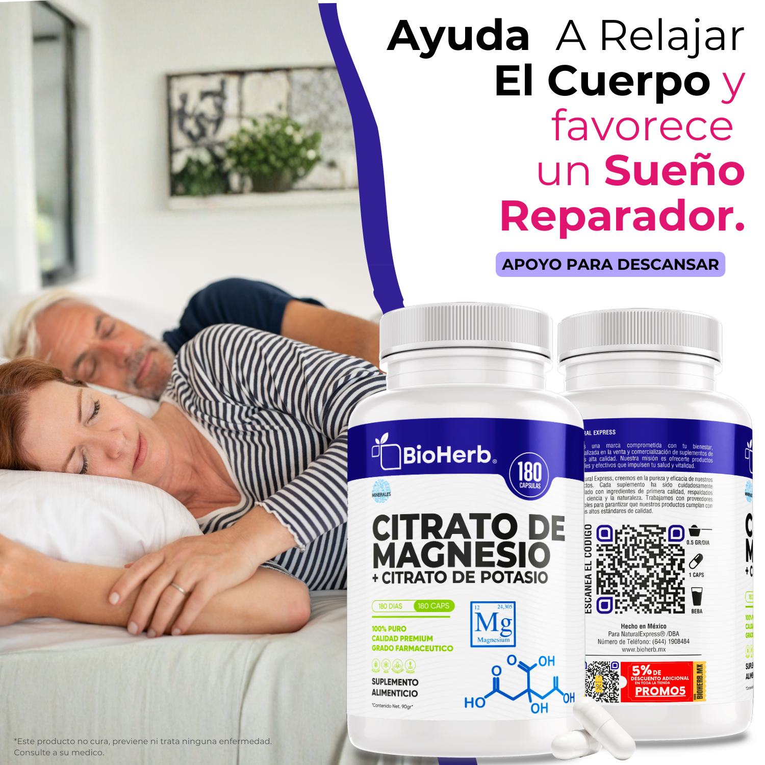BioHerb® Magnesio + Potasio Citrato