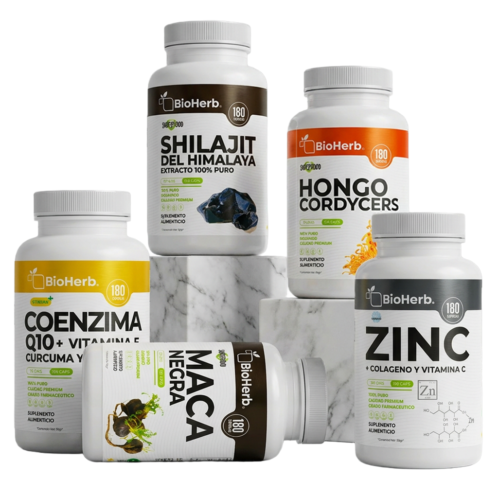 Kit Hombre BioHerb® | Energía, Vitalidad y Rendimiento