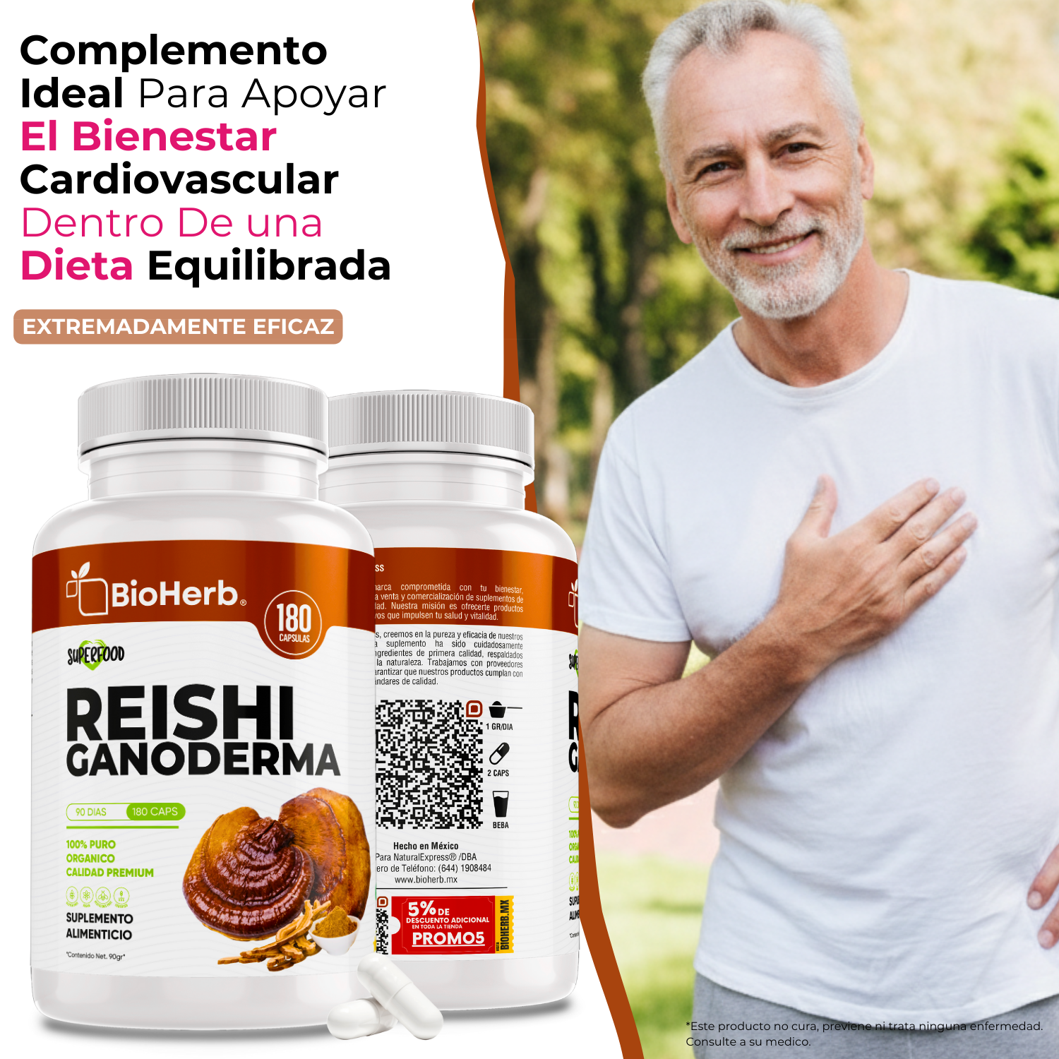 BioHerb® Hongo Reishi Ganoderma