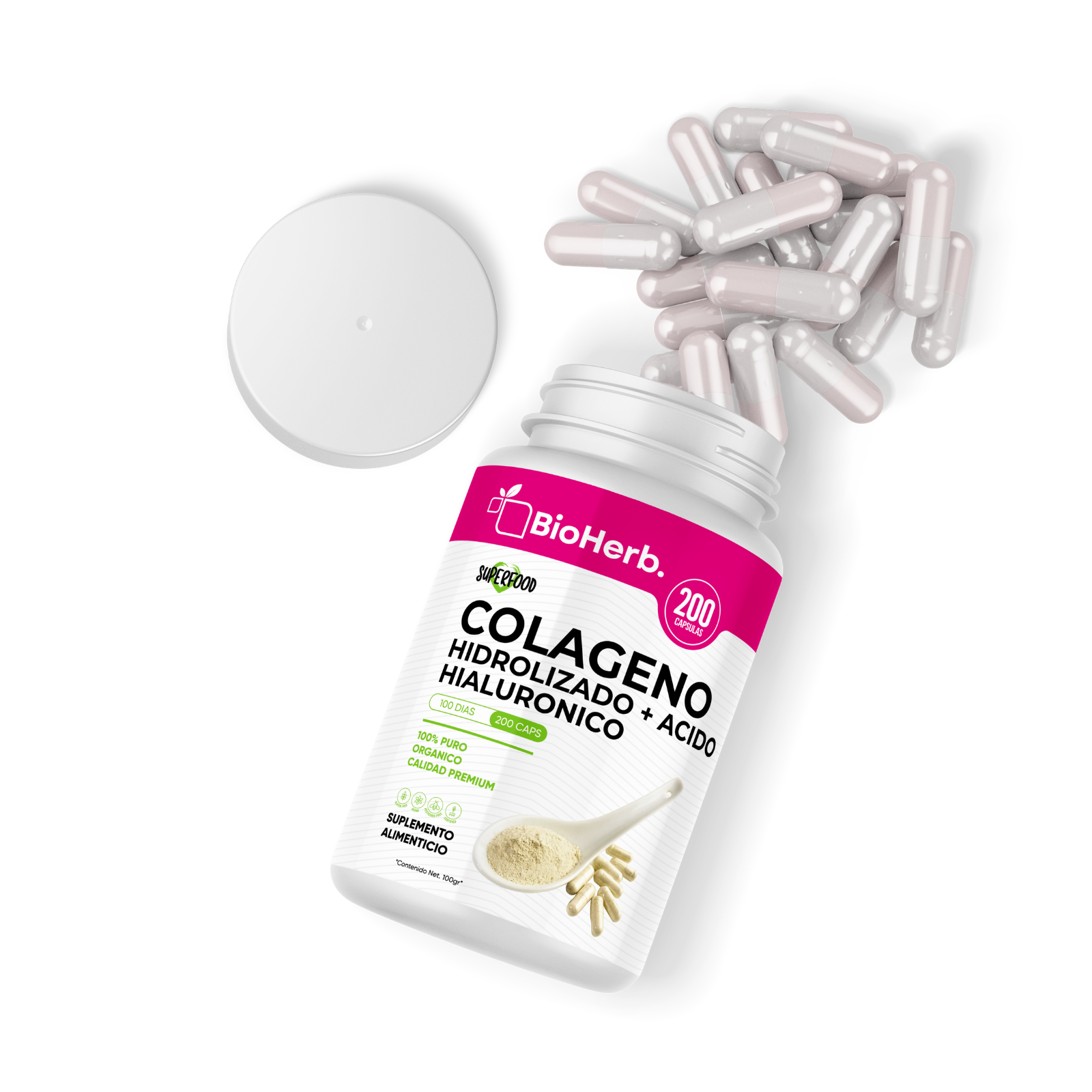 BioHerb® Colágeno + Ácido Hialurónico