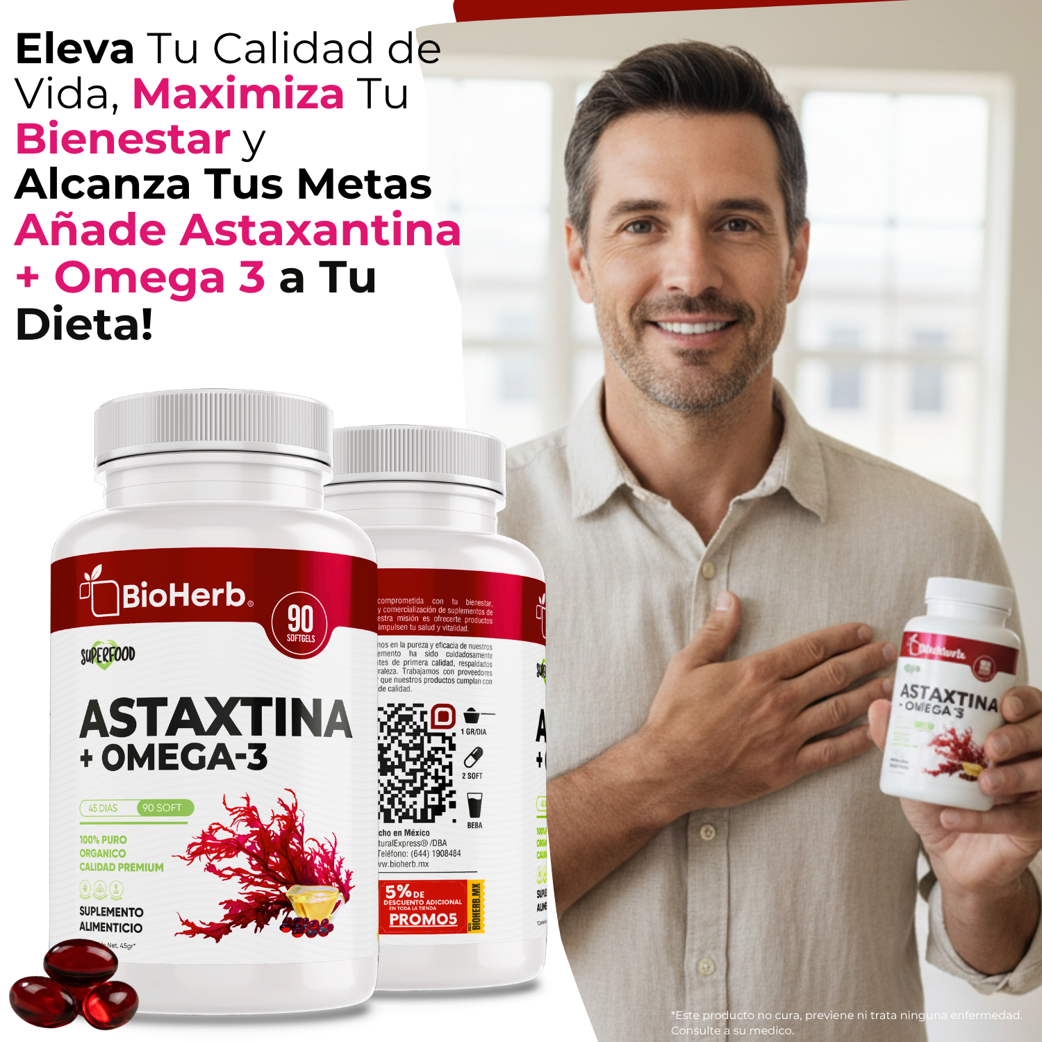 BioHerb® Omega 3 con Astaxantina
