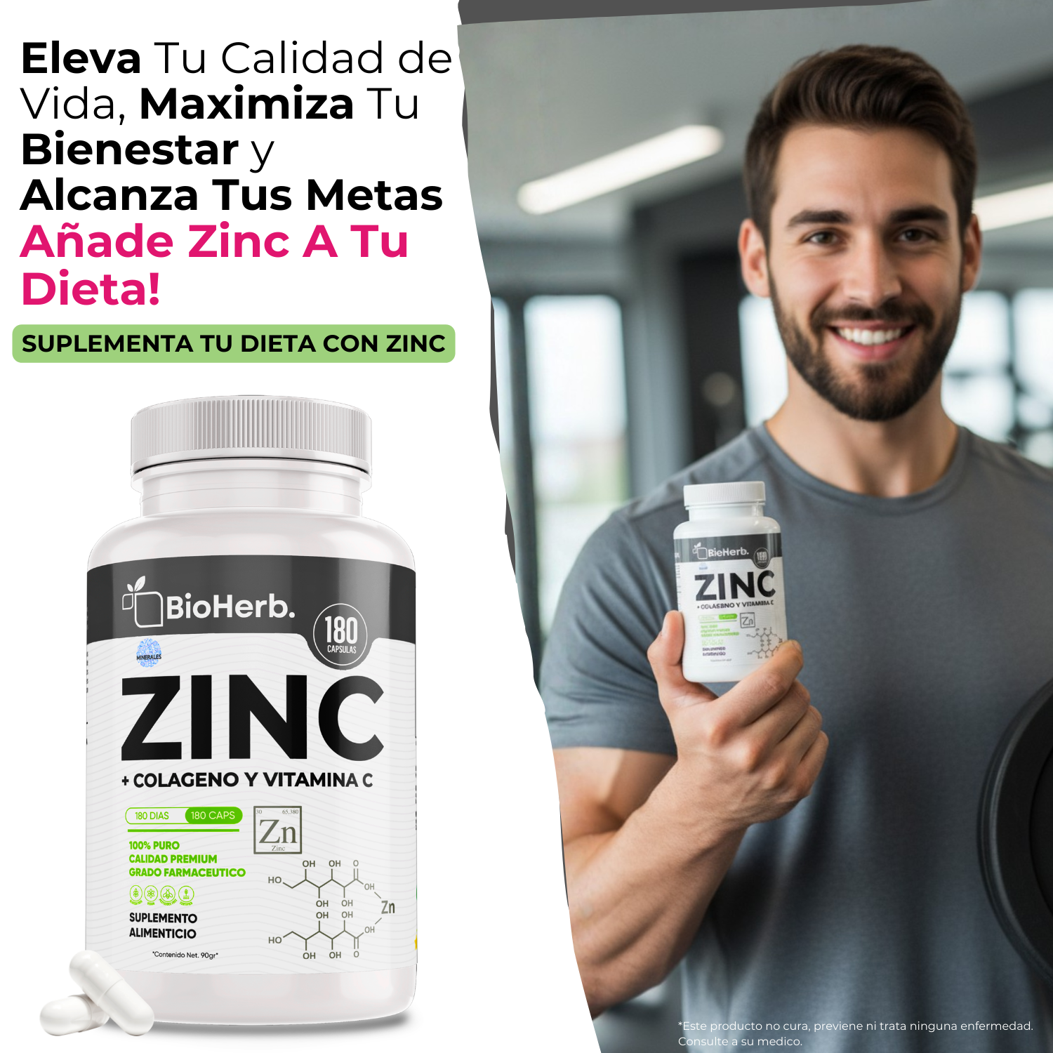BioHerb® Zinc + Colágeno + Vitamina C