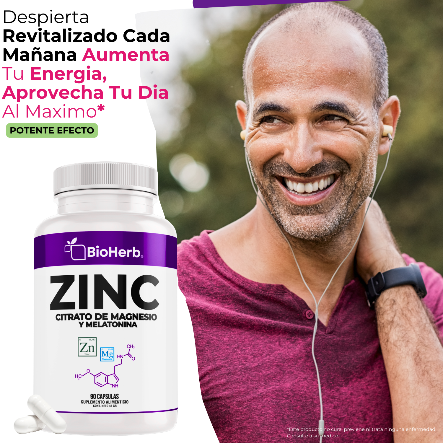 BioHerb® Zinc + Magnesio con Melatonina