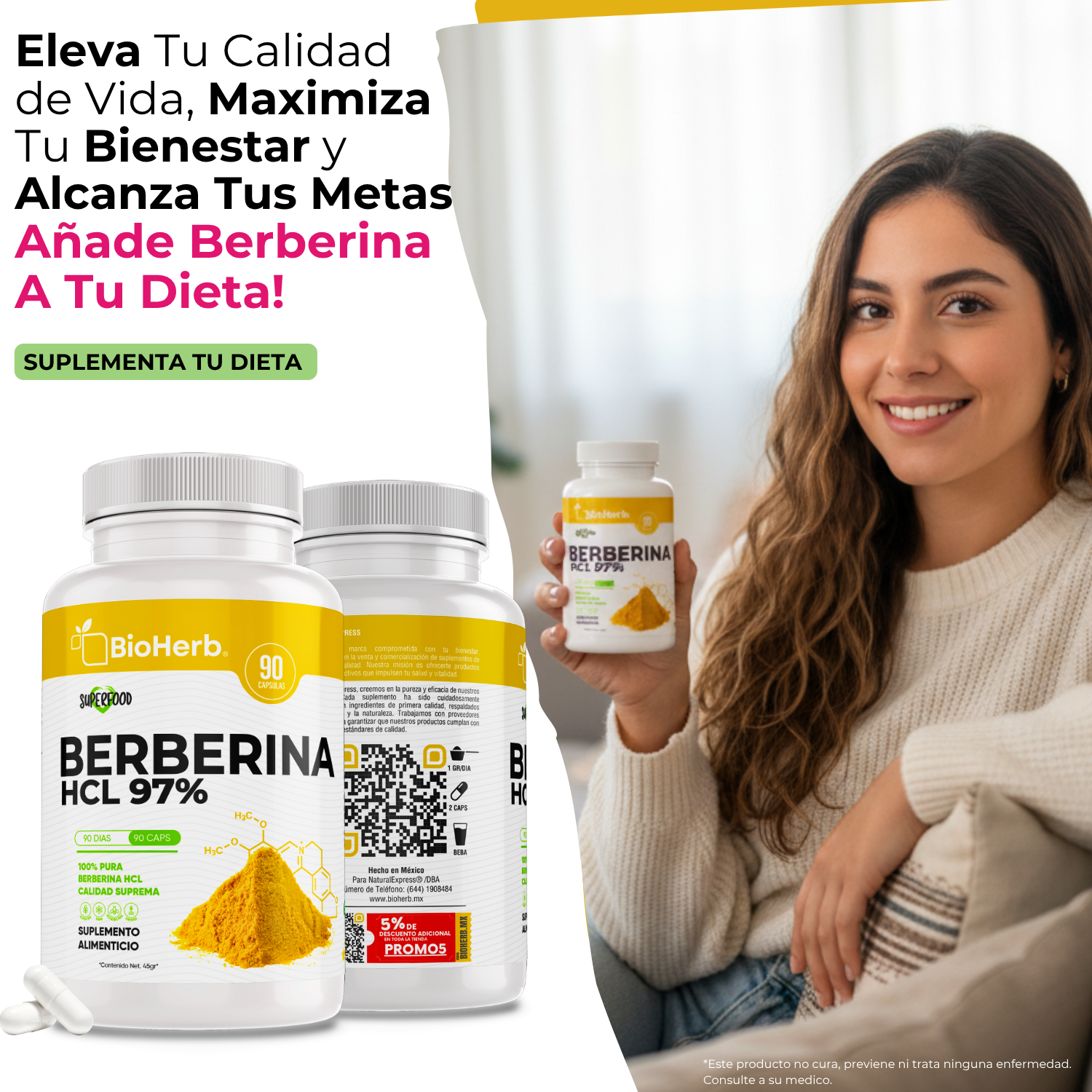 BioHerb® Berberina HCL Al 97% Clorhidrato