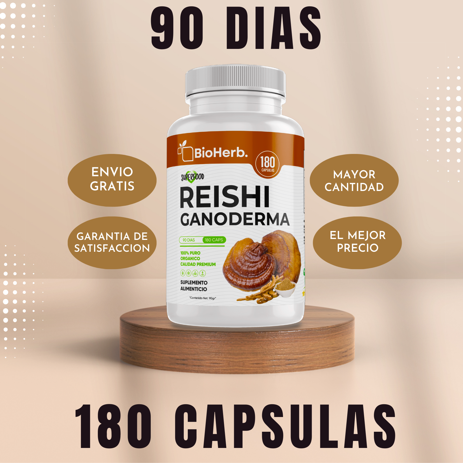 BioHerb® Hongo Reishi (Ganoderma)