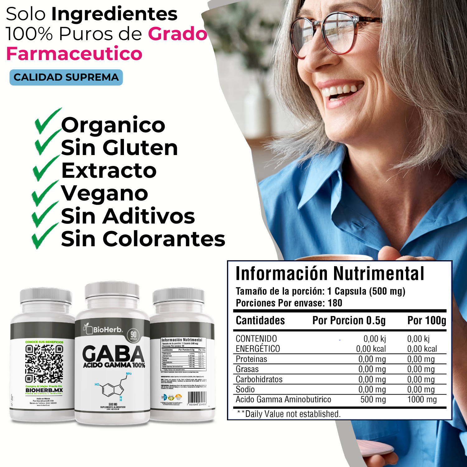 BioHerb® GABA 100% Puro