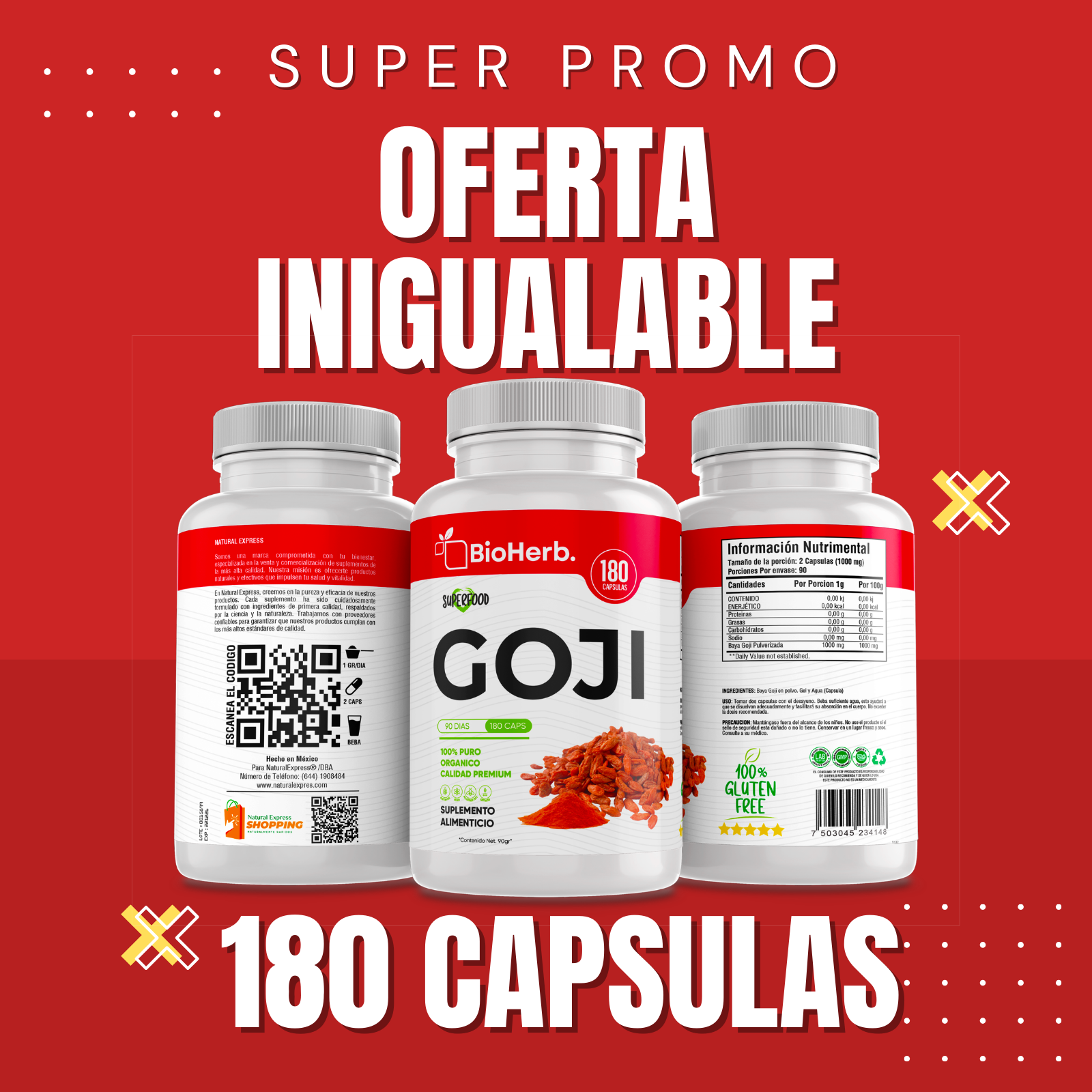BioHerb® Baya Goji 100% Pura