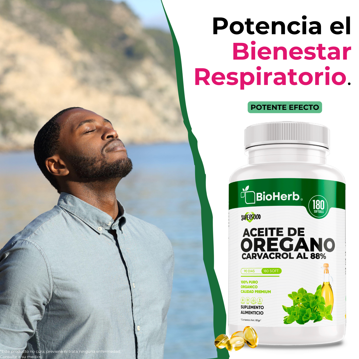 BioHerb® Aceite de Orégano Silvestre 100% Puro