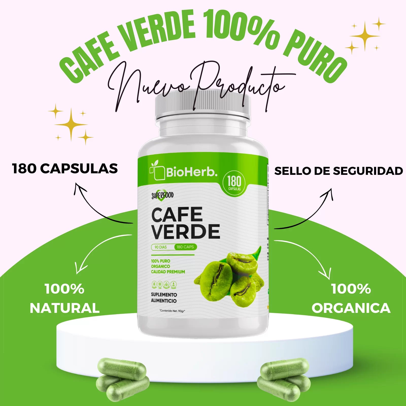 BioHerb® Café Verde 100% puro