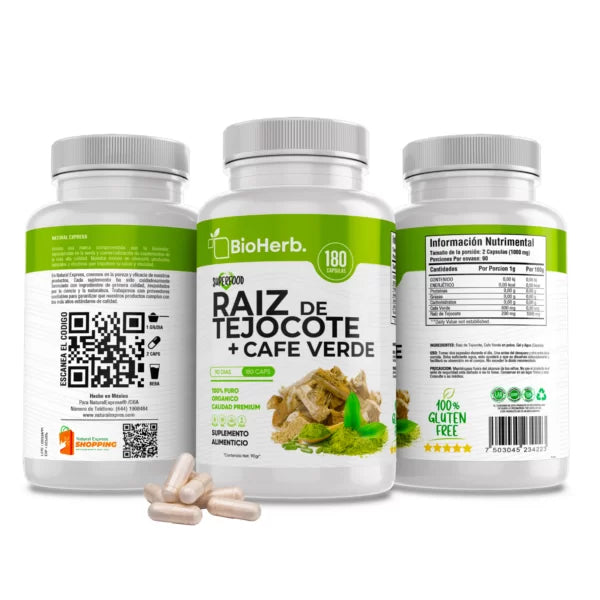 BioHerb® Raíz de Tejocote + Café Verde