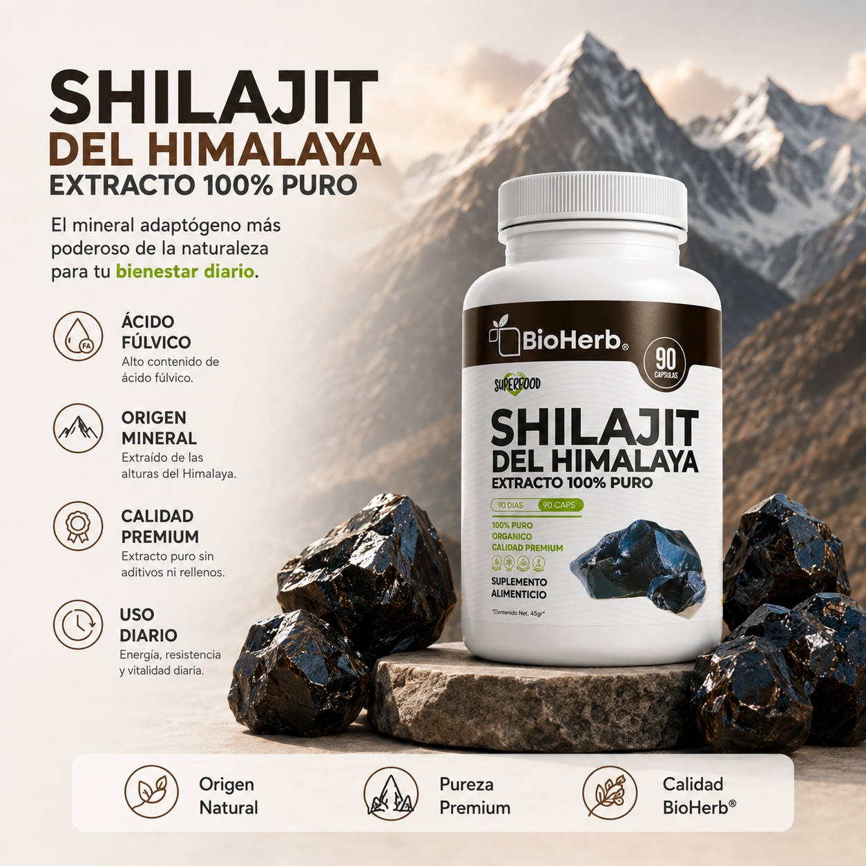 Kit Hombre BioHerb® | Energía, Vitalidad y Rendimiento