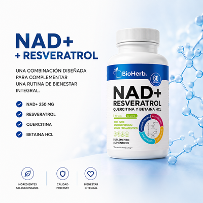 Kit Longevidad BioHerb® | Energía Celular, Antioxidantes y Bienestar Avanzado
