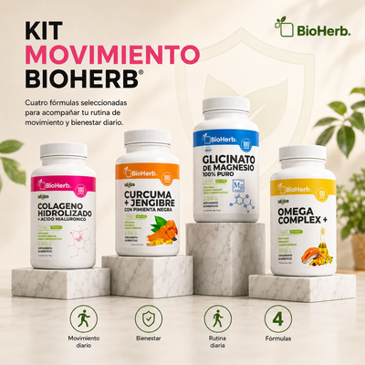 Kit Movimiento BioHerb® | Articulaciones, Músculos y Bienestar Activo