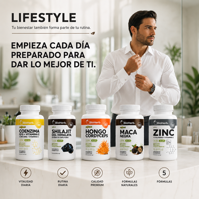 Kit Hombre BioHerb® | Energía, Vitalidad y Rendimiento