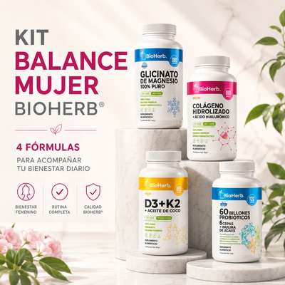 Kit Balance Mujer BioHerb® | Bienestar, Piel y Rutina Diaria