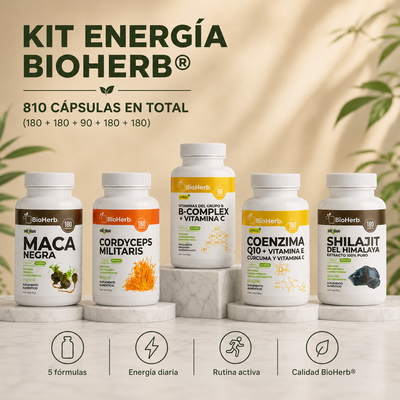 Kit Energía BioHerb® | Vitalidad, Enfoque y Rendimiento Diario