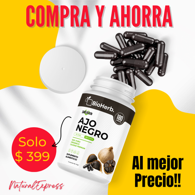 BioHerb® Ajo Negro 100% Puro