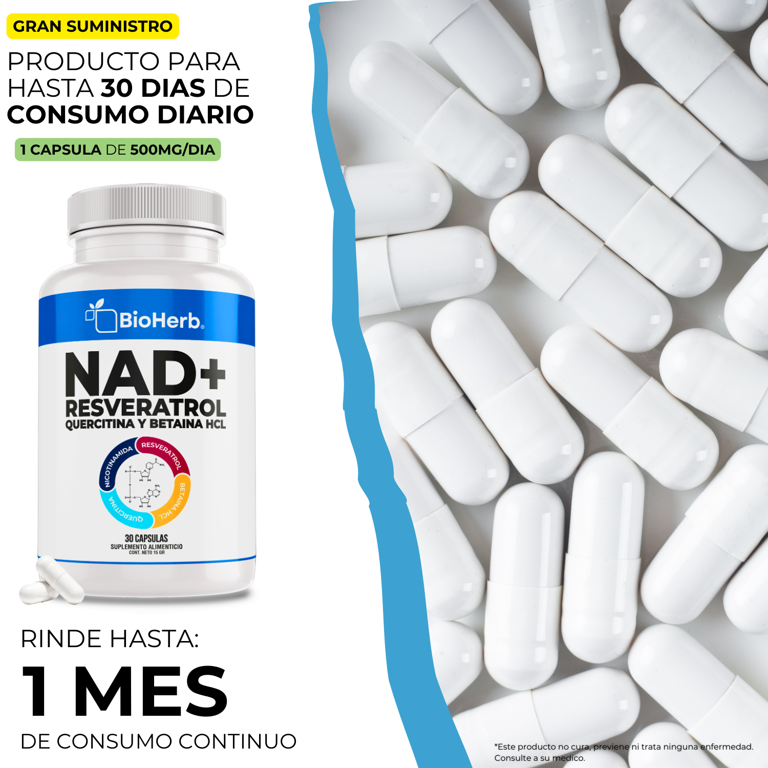 BioHerb® NAD+ Riboside + Resveratrol