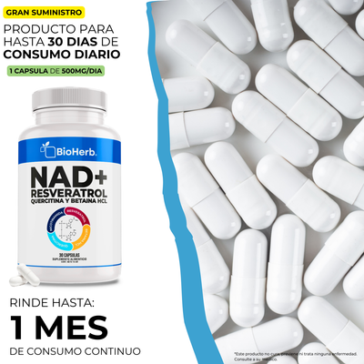 BioHerb® NAD+ Riboside + Resveratrol
