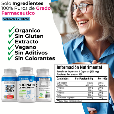 BioHerb® Glicinato de Magnesio