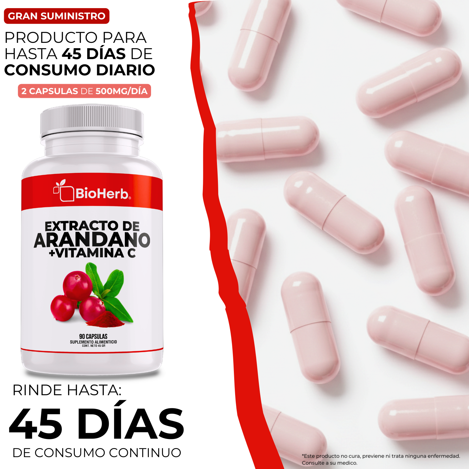 BioHerb® Arándano Rojo + Vitamina C