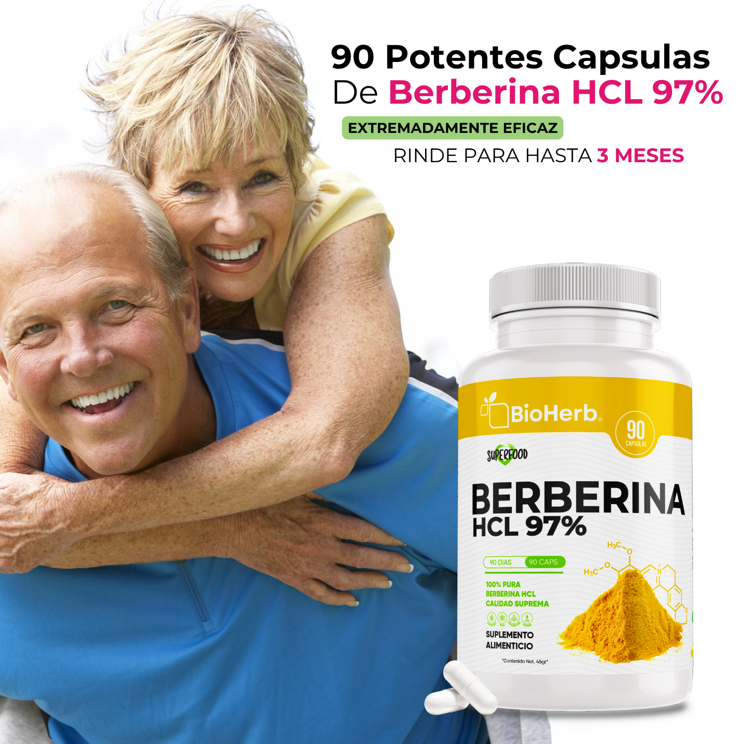 BioHerb® Berberina HCL Al 97% Clorhidrato