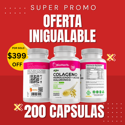 BioHerb® Colágeno + Ácido Hialurónico