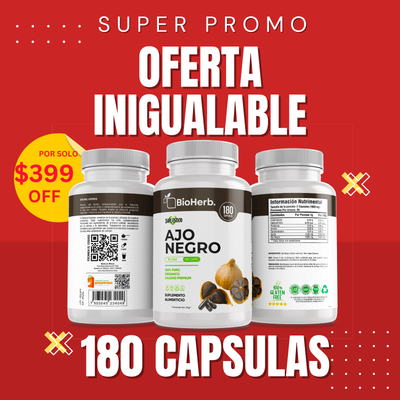 BioHerb® Ajo Negro 100% Puro