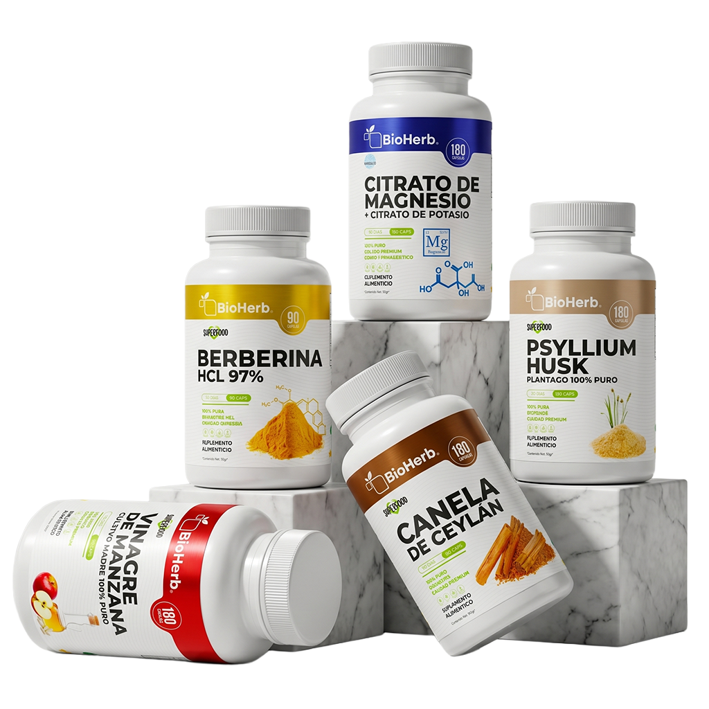 Kit Hábitos Saludables BioHerb® | Fibra, Metabolismo y Rutina Diaria