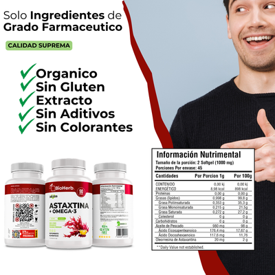 BioHerb® Omega 3 con Astaxantina