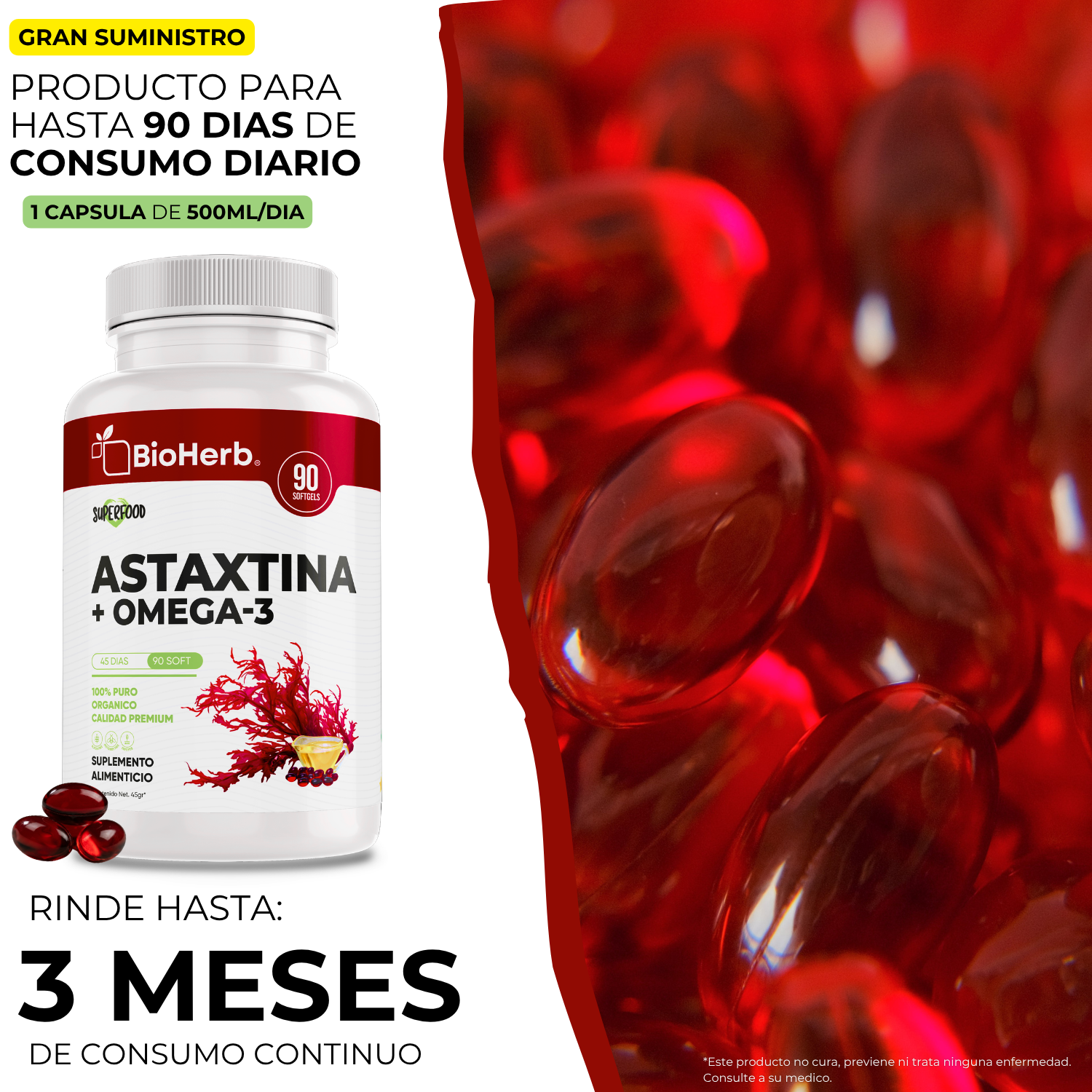 BioHerb® Omega 3 con Astaxantina