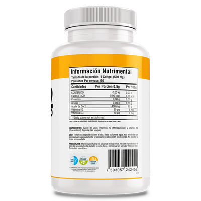 BioHerb® Vitamina D3 + K2 (MK-7)