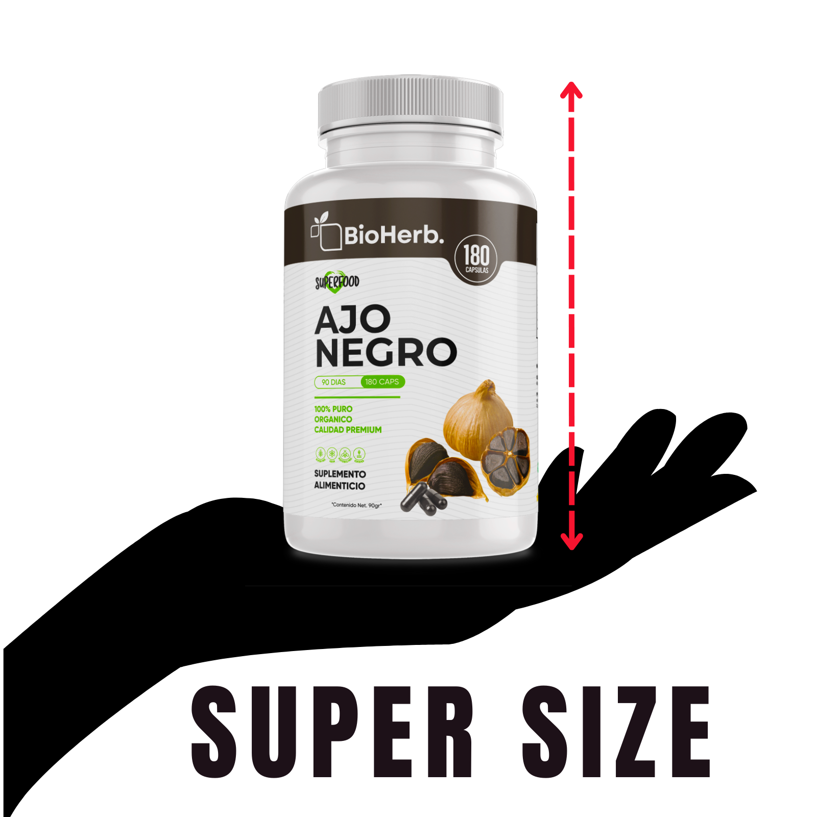 BioHerb® Ajo Negro 100% Puro
