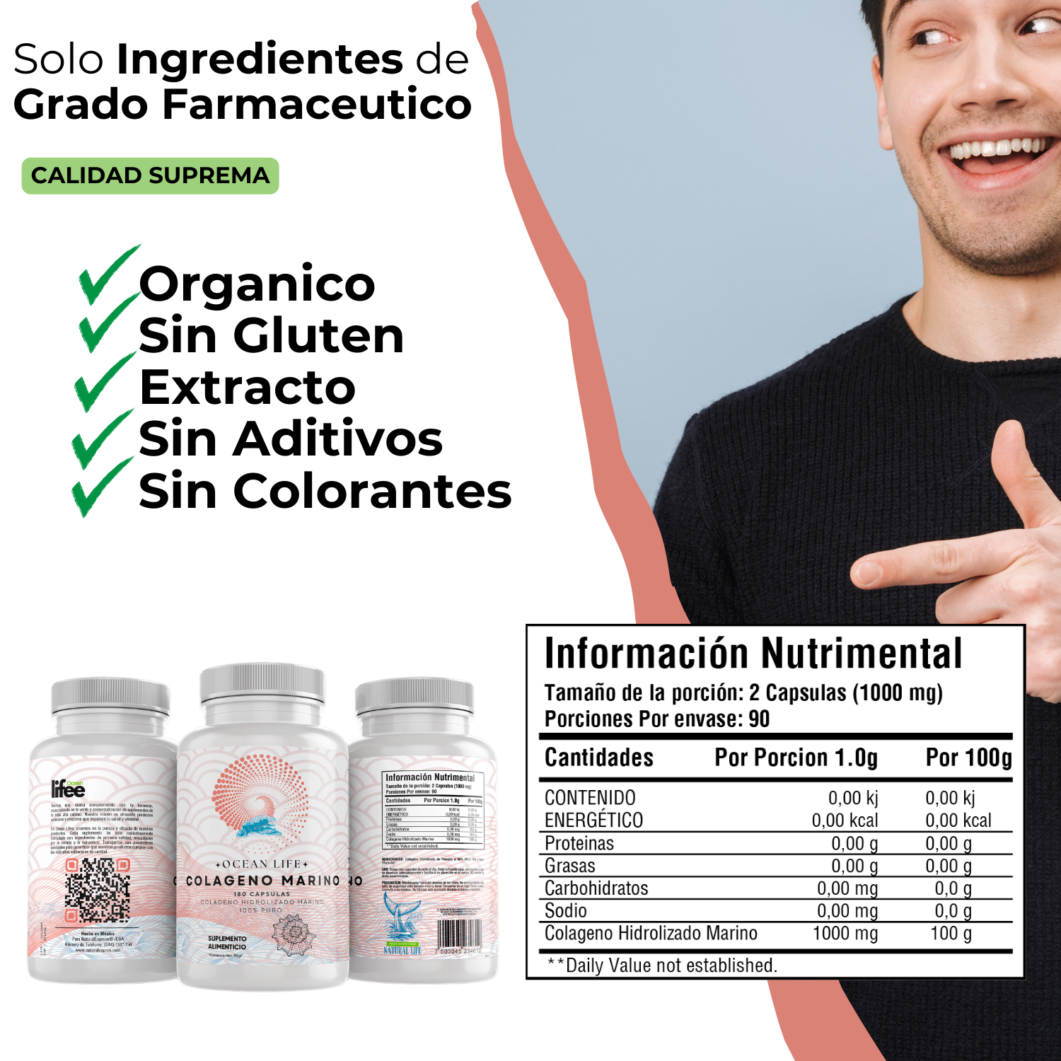 OceanLife® Colágeno Marino Hidrolizado